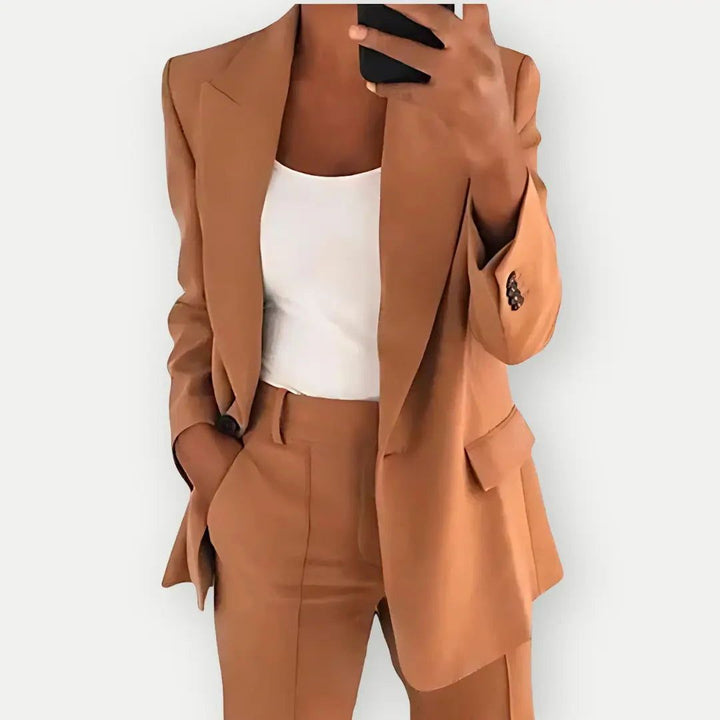 Suit Blazer Pants Set Women | Loravelle