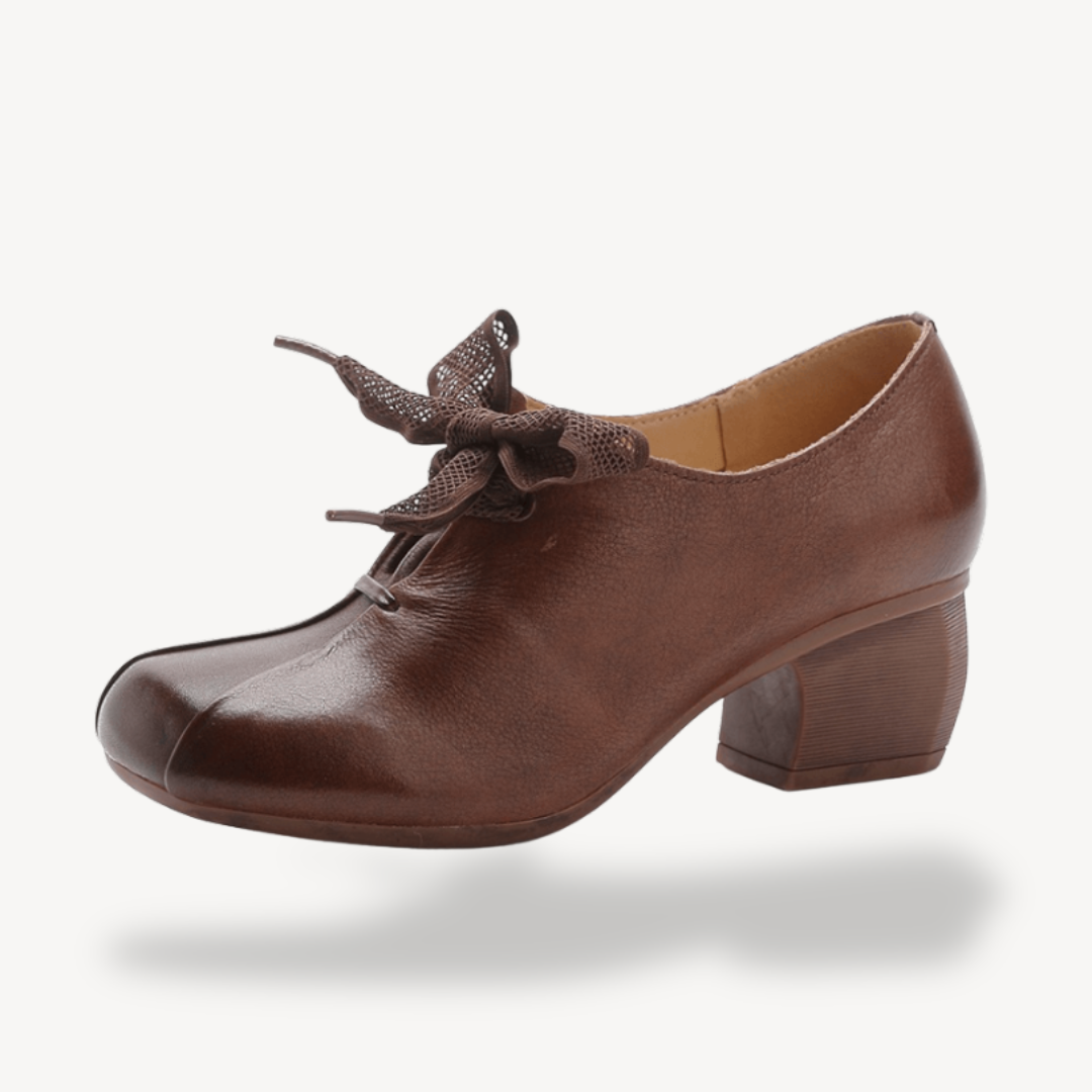 Orthopedic Bow-Detail Heels for Women | Loravelle