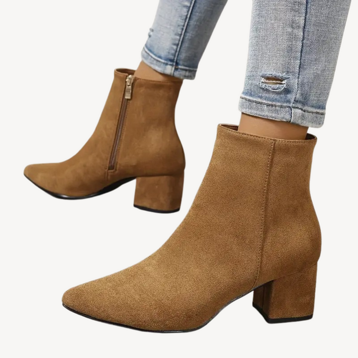 Orthopedic Pointed-Toe Ankle Boots for Women | Loravelle