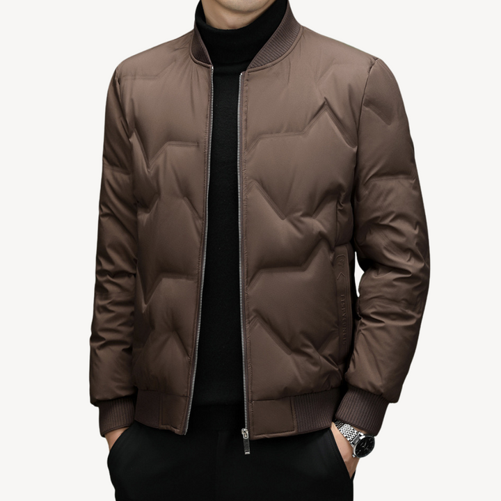 Men's Lightweight Puffer Bomber Jacket | Loravelle