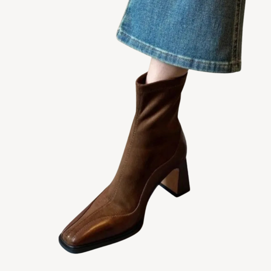 Orthopedic Leather Ankle Boots | Loravelle