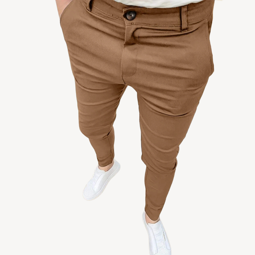 Men’s Slim Fit Stretch Dress Pants | Loravelle