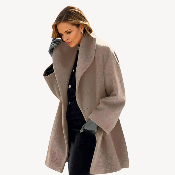 Women's Wool Blend Overcoat | Loravelle