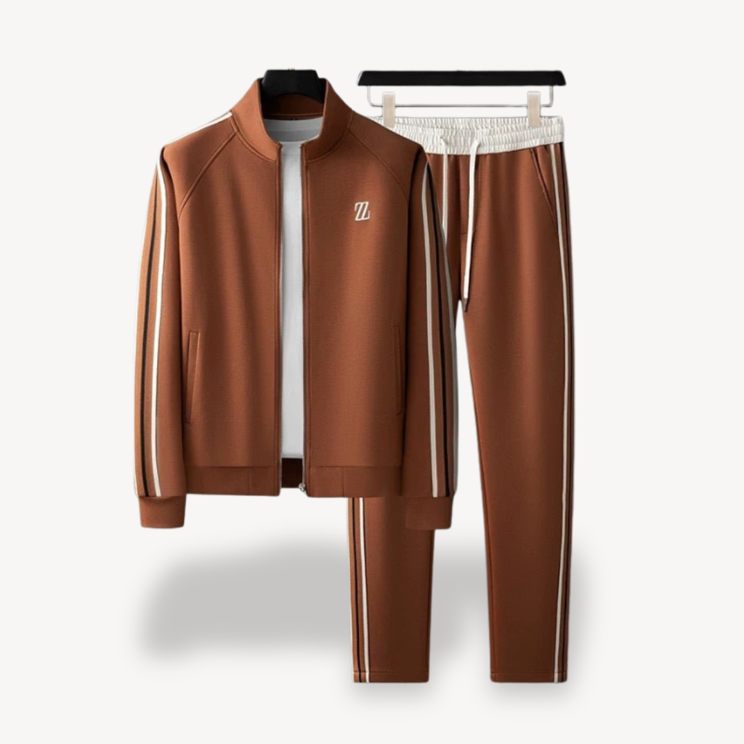 Men's Polyester Sports Athletic Wear Tracksuit Set | Loravelle
