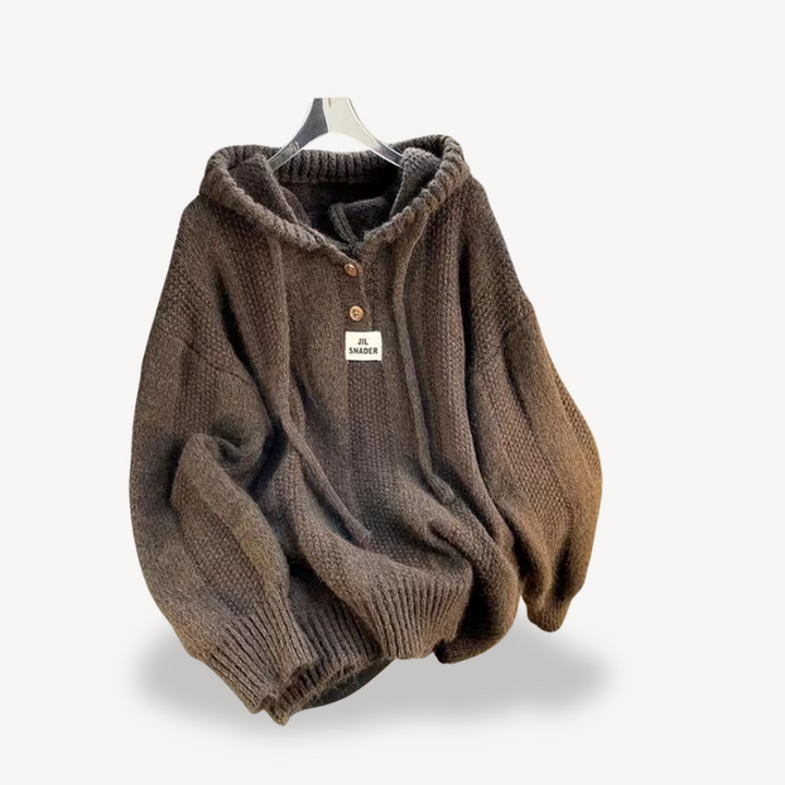 Knitted Hoodie Sweater for Women | Loravelle