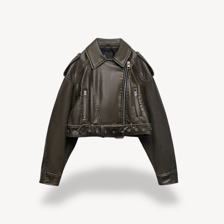 Leather Biker Jacket for Women | Loravelle