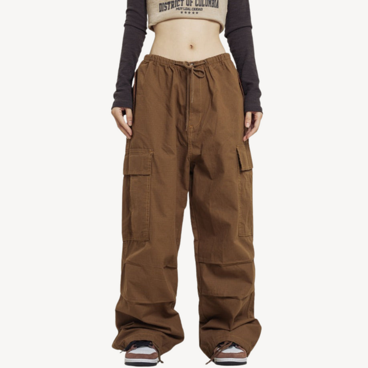 Women's Loose Fit Baggy Cargo Pants | Loravelle