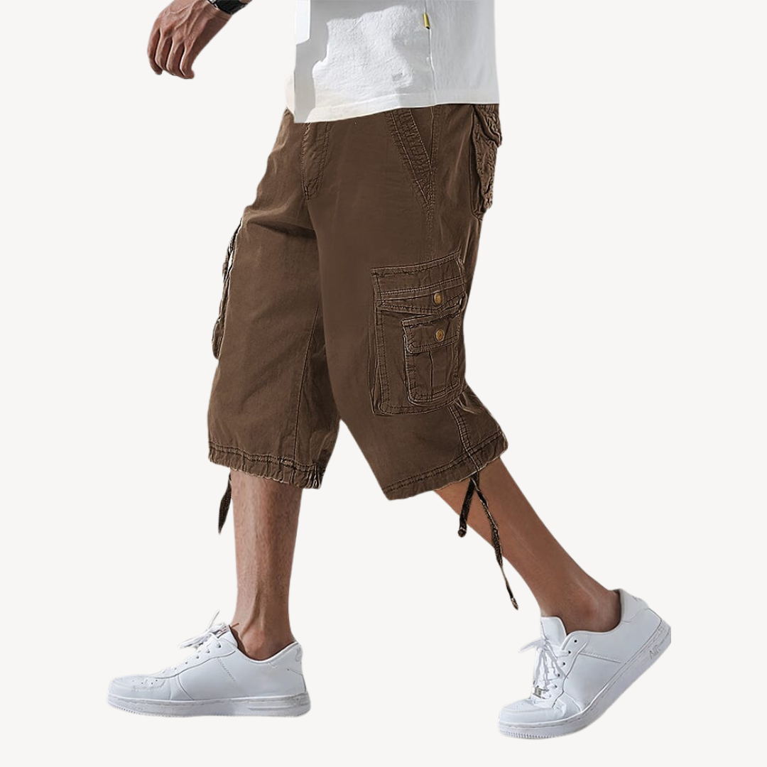 Men's Cargo Capri Shorts | Loravelle