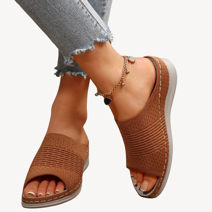 Knit Slip-On Orthopedic Sandals Women | Loravelle