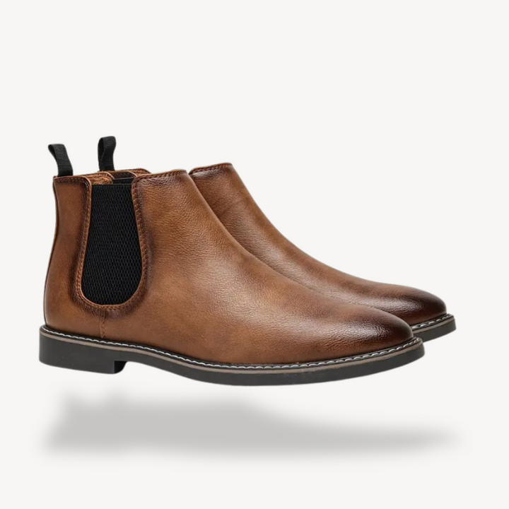 Men's Orthopedic Leather Chelsea Boots | Loravelle