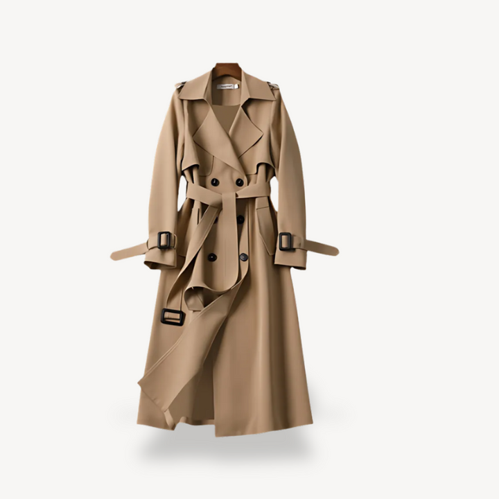 Double-Breasted Trench Coat for Women | Loravelle