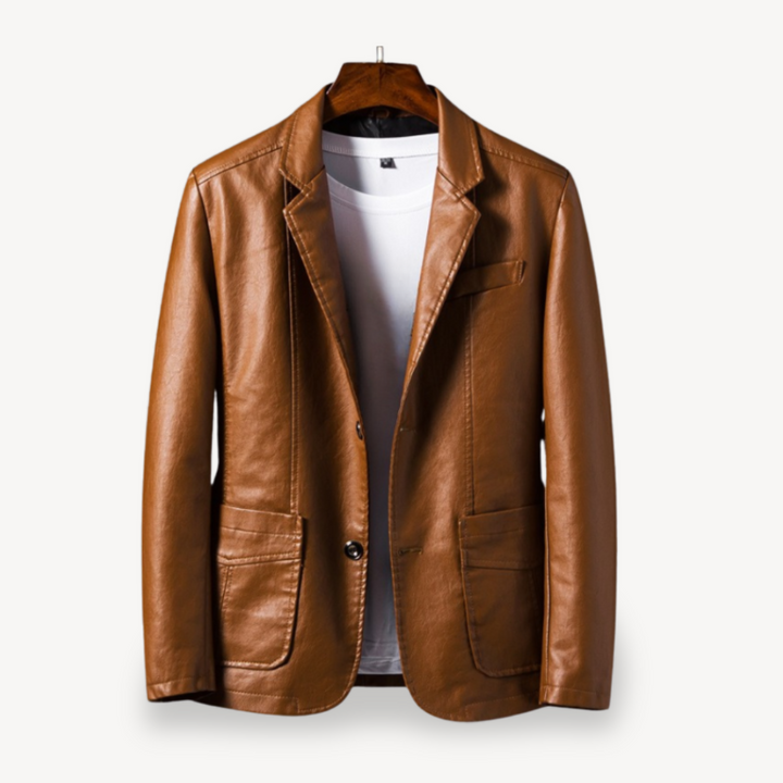 Leather Blazer for Women | Loravelle