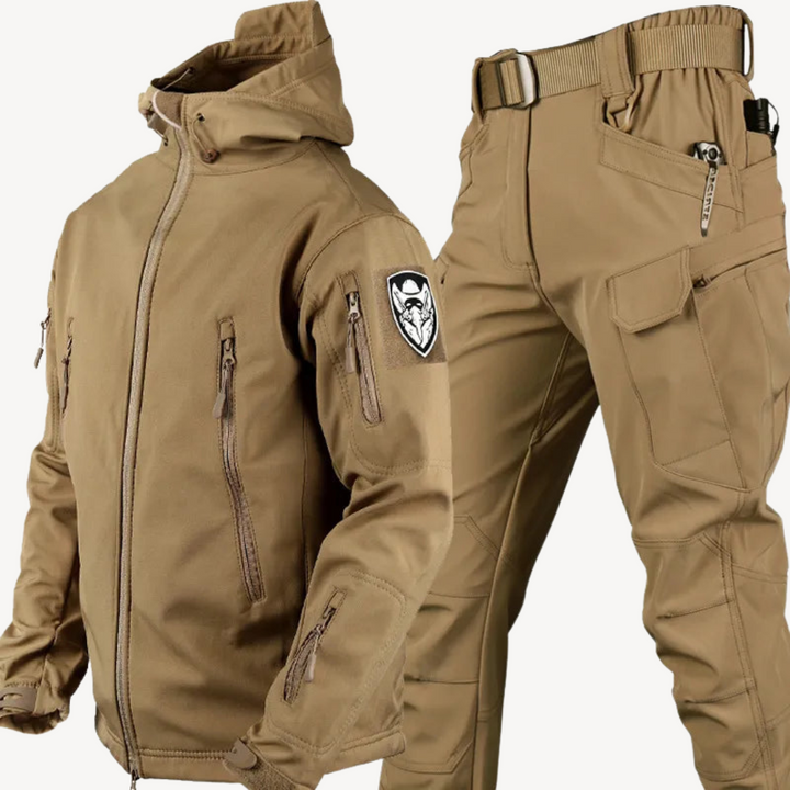 Men's Tactical Softshell Jacket & Pants Set | Loravelle