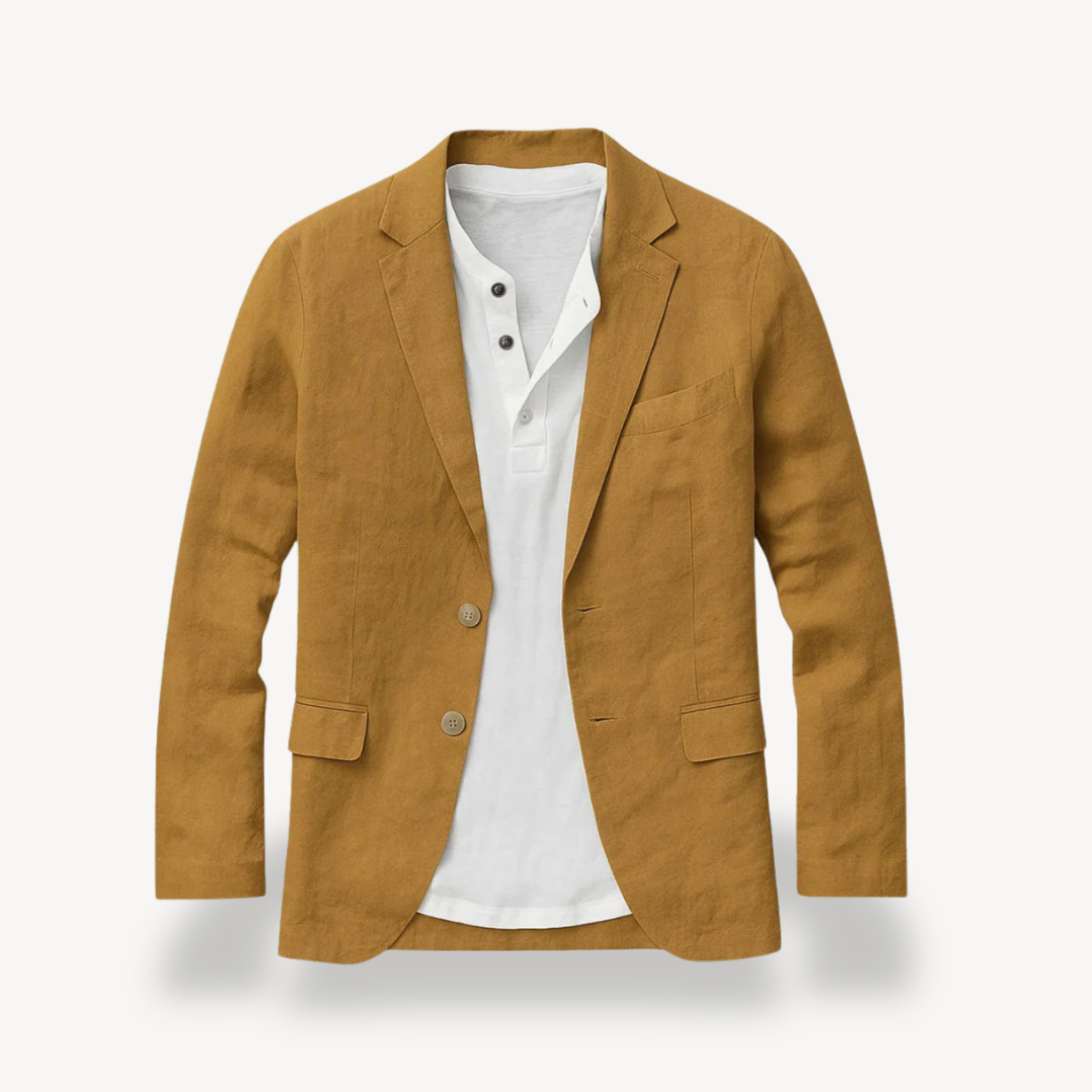 Men's Linen Blazer Jacket | Loravelle