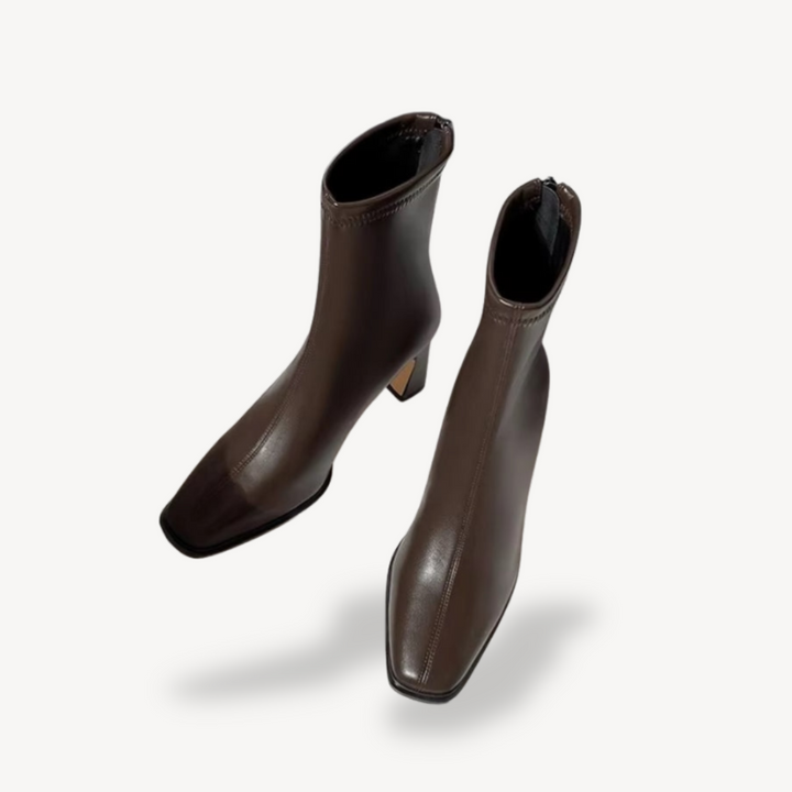 Orthopedic Square Toe Ankle Boots | Loravelle
