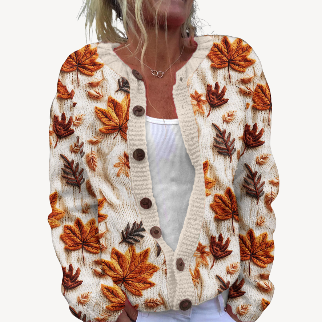 Women's Floral Embroidered Cardigan | Loravelle