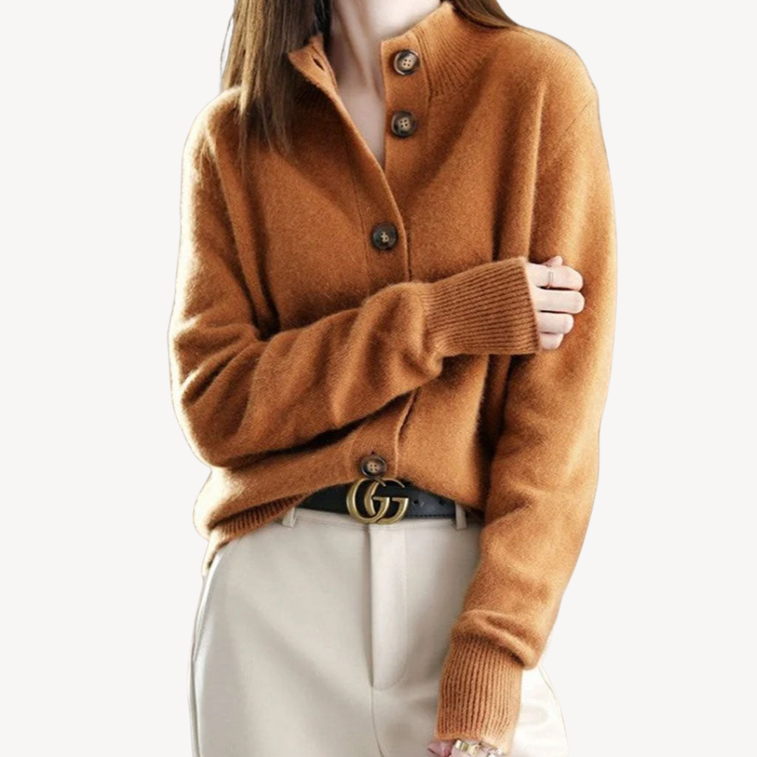 Soft Knit Button-Down Sweater for Women | Loravelle