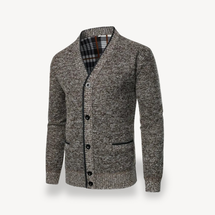 Men’s Button-Front Cardigan | Loravelle