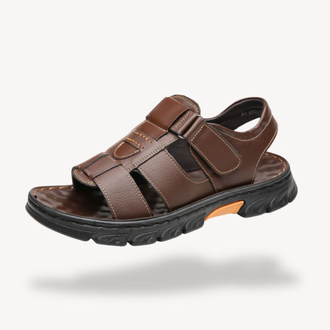 Men's Leather Orthopedic Sandals | Loravelle