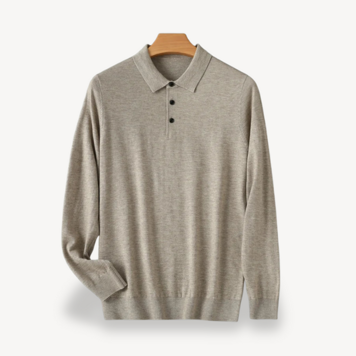 Men’s Long Sleeve Polo Shirt | Loravelle
