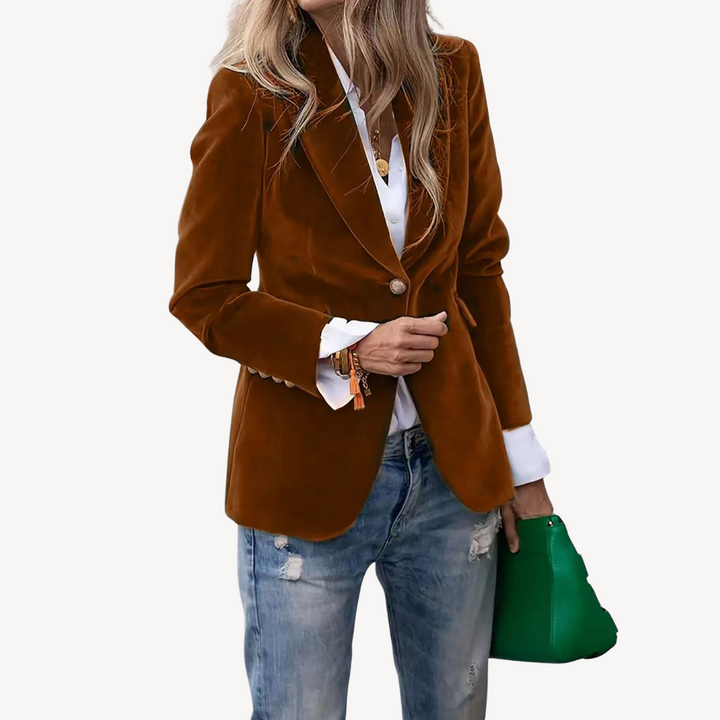 Women's Fashion Velvet Blazer | Loravelle
