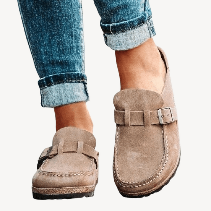 Orthopedic Loafers for Women with Buckle | Loravelle