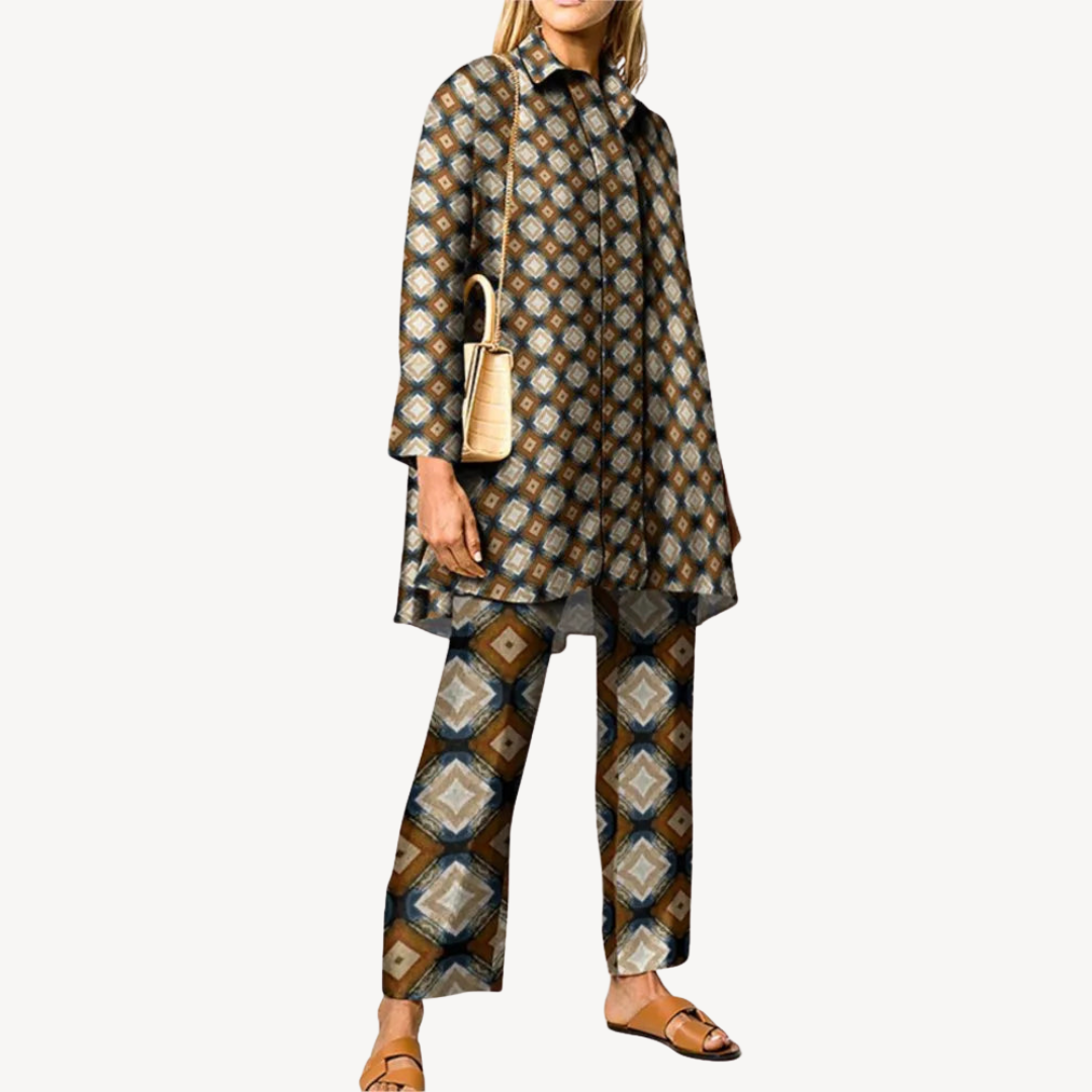 Abstract Print Co-ord Set | Loravelle