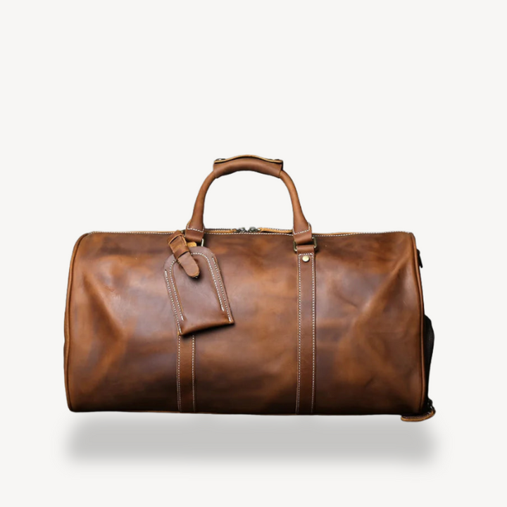 Leather Duffel Bag for Men | Loravelle