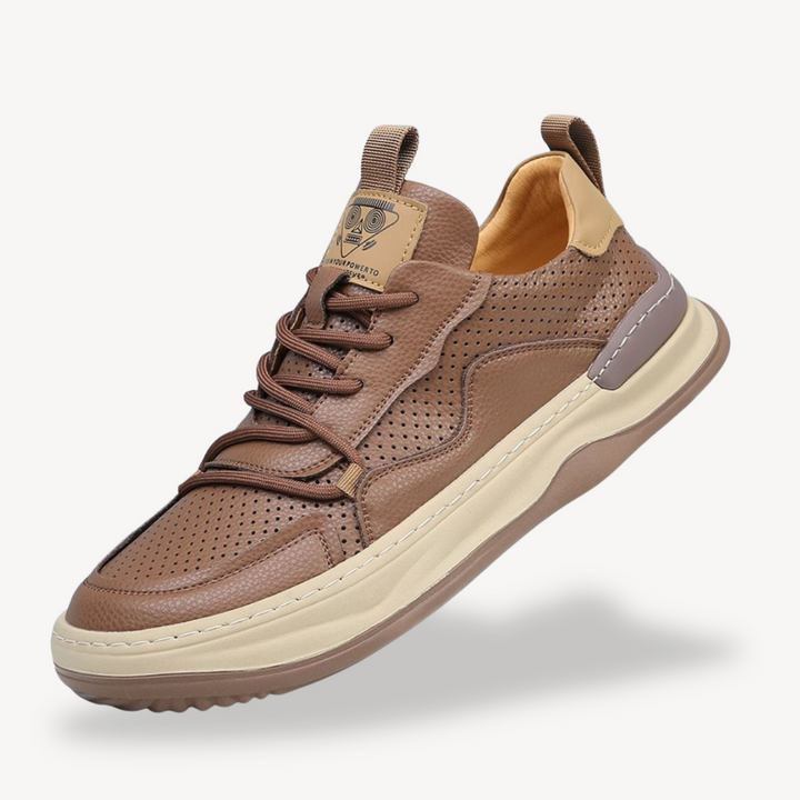 Orthopedic Men's Leather Sneakers | Loravelle