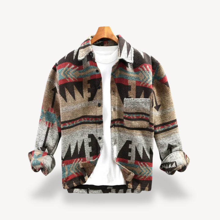 Patterned Flannel Shirt for Men | Loravelle