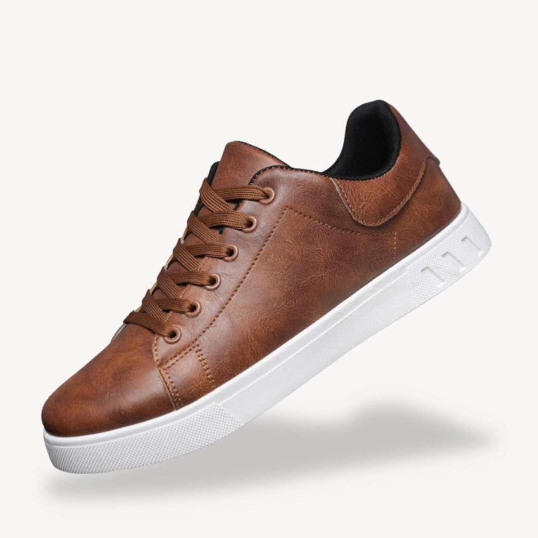 Men’s Orthopedic Leather Casual Sneakers | Loravelle