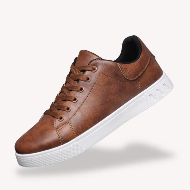 Men’s Orthopedic Leather Casual Sneakers | Loravelle