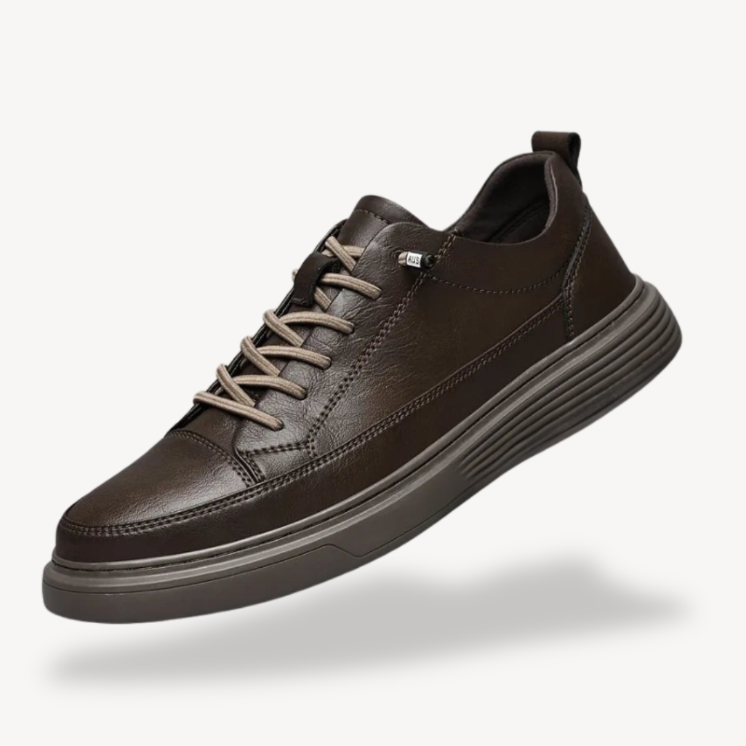 Men’s Orthopedic Leather Air Cushion Sneakers | Loravelle