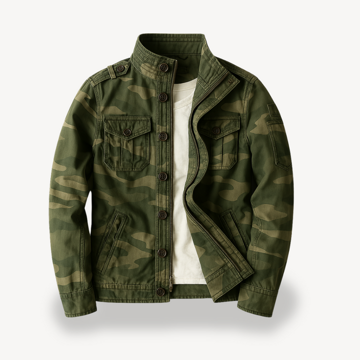 Men’s Casual Military Jacket | Loravelle