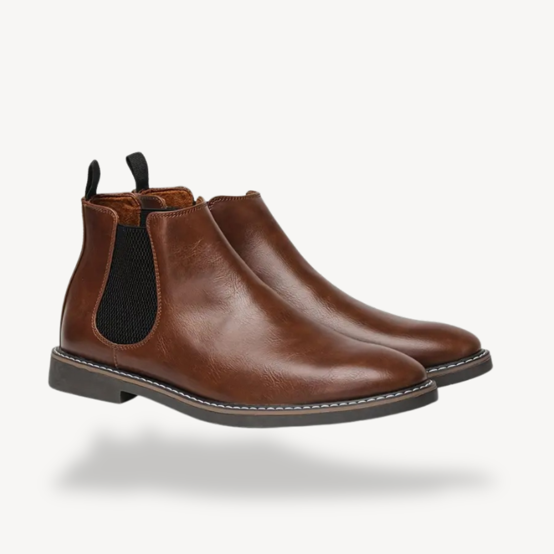 Men's Orthopedic Leather Chelsea Boots | Loravelle