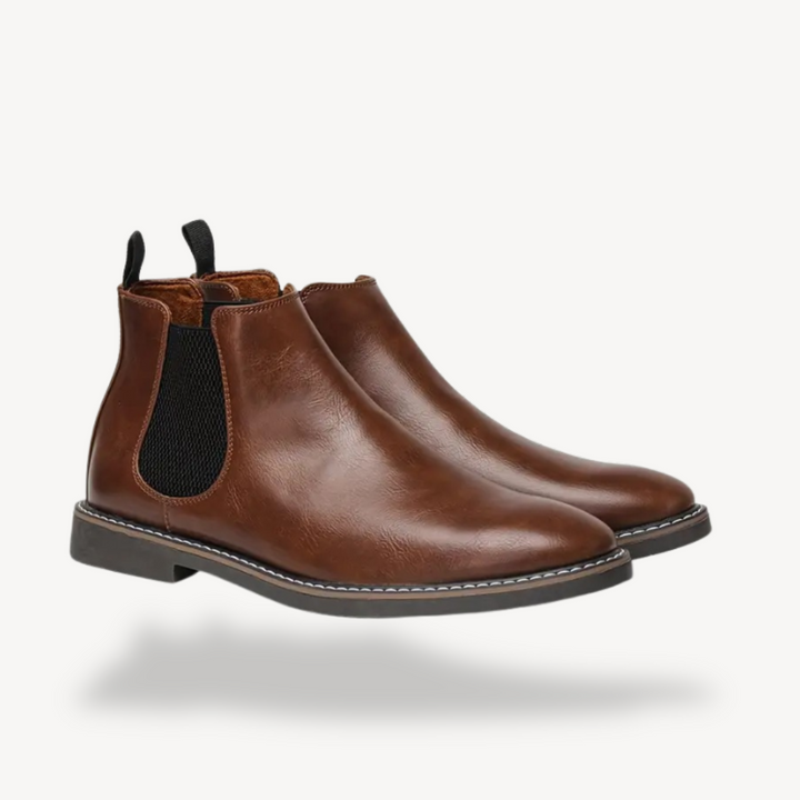 Men's Orthopedic Leather Chelsea Boots | Loravelle