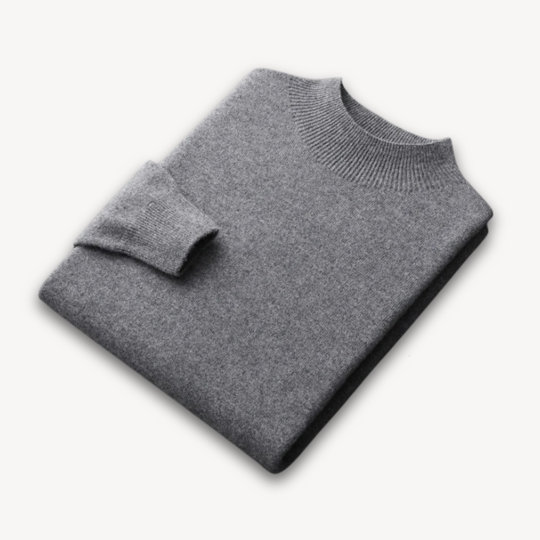 Loravelle | Men's Wool Cashmere Crew Neck Sweater – Adult Casual Knitwear