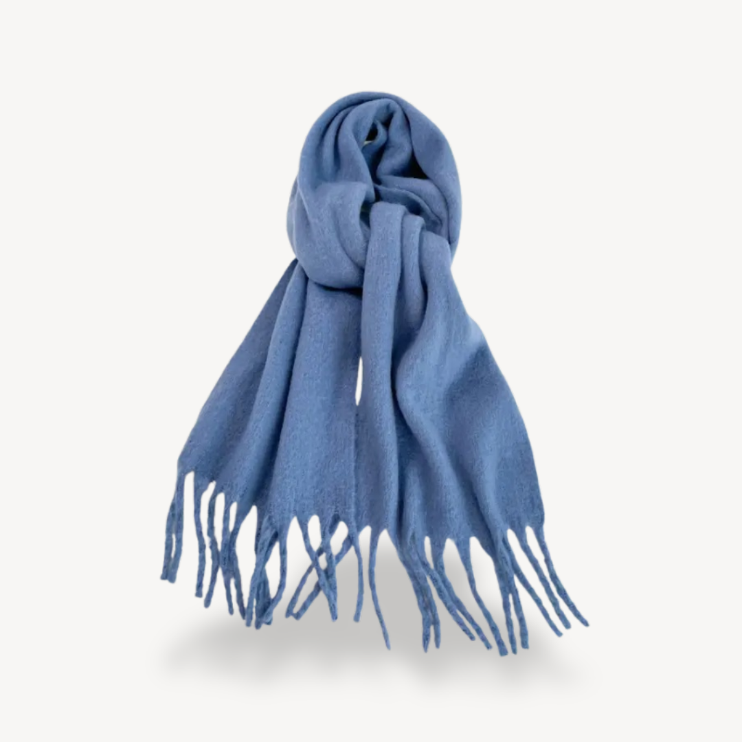 Fringed Wool Scarf | Loravelle
