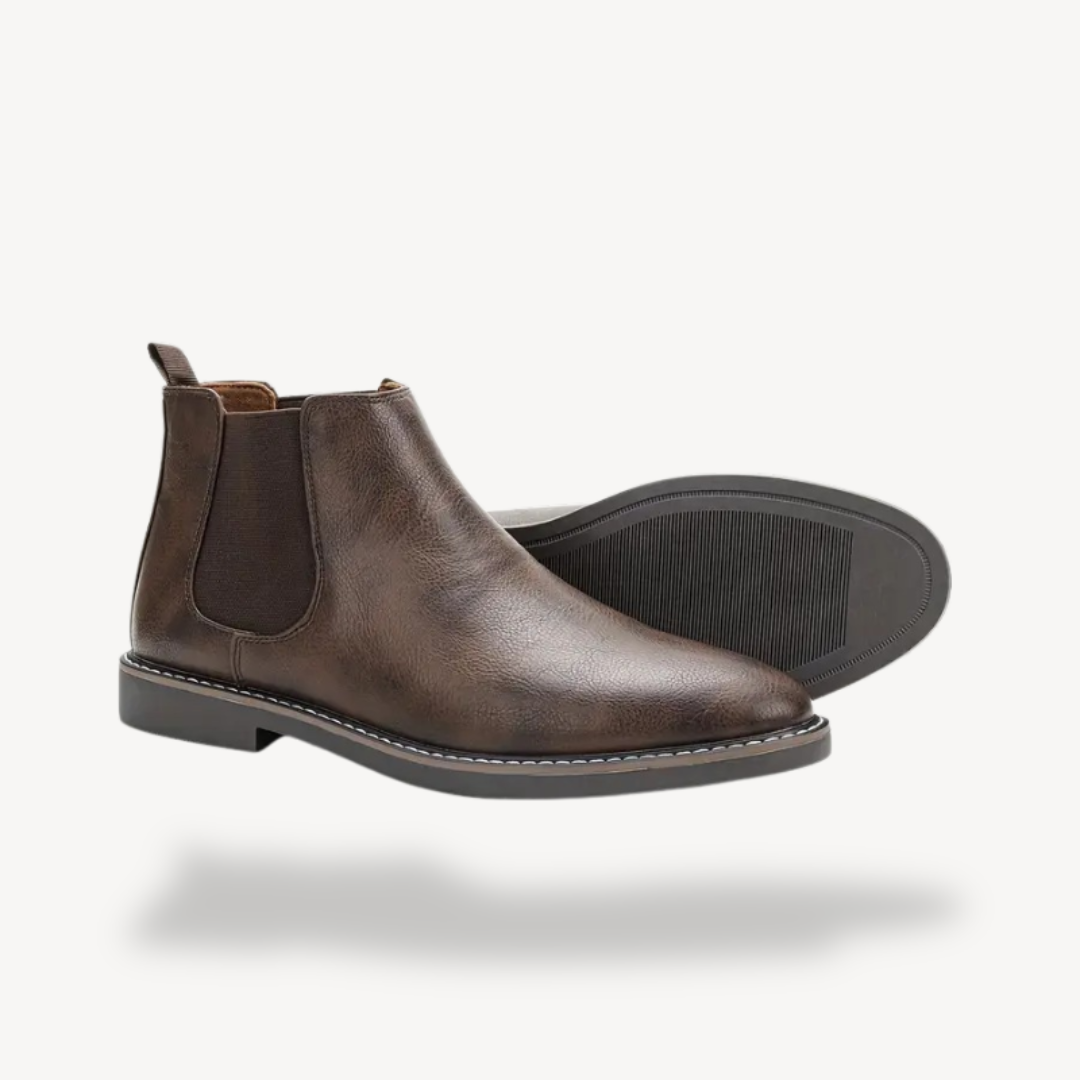 Men's Orthopedic Leather Chelsea Boots | Loravelle