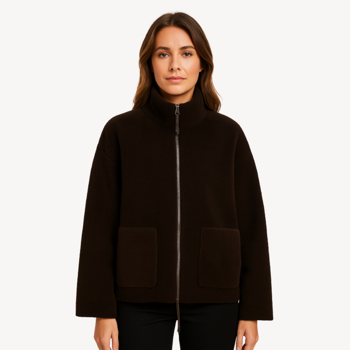 Women's Cozy Zip-Up Fleece Jacket | Loravelle