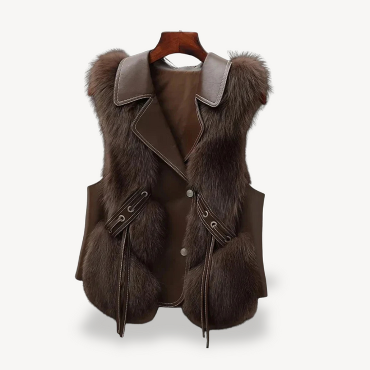 Faux Fur Lined Vest for Women | Loravelle