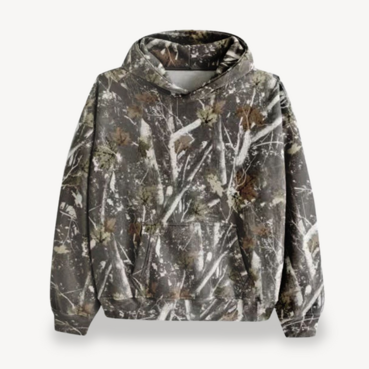 Men's Fleece Camo Hoodie | Loravelle