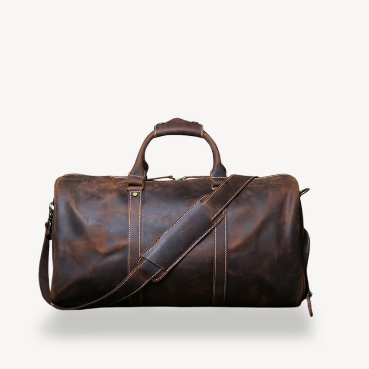 Leather Duffel Bag for Men | Loravelle