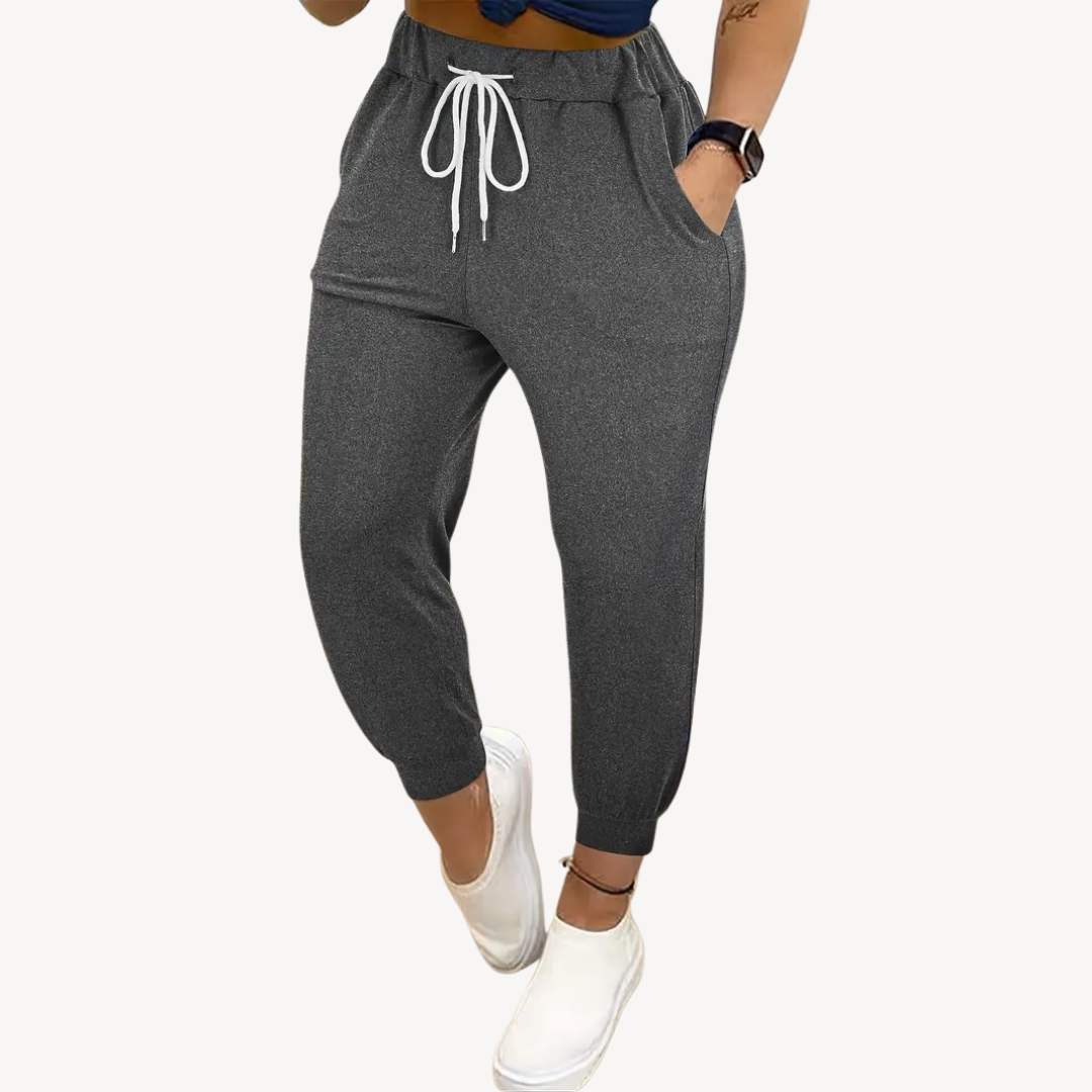 Women's Elastic Waist Jogger Pants | Loravelle