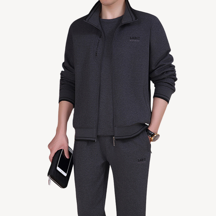 Men’s Zipper Tracksuit Set | Loravelle