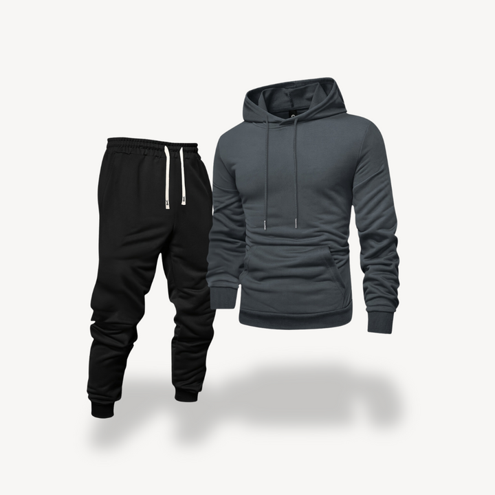 Men's Fleece Hoodie & Jogger Tracksuit Set | Loravelle
