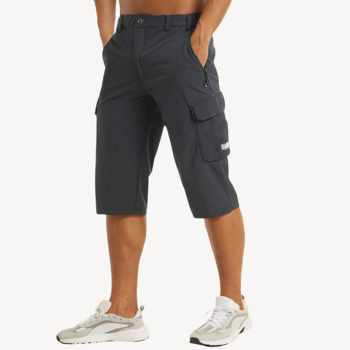 Men’s Cotton Cargo Shorts with Pockets | Loravelle