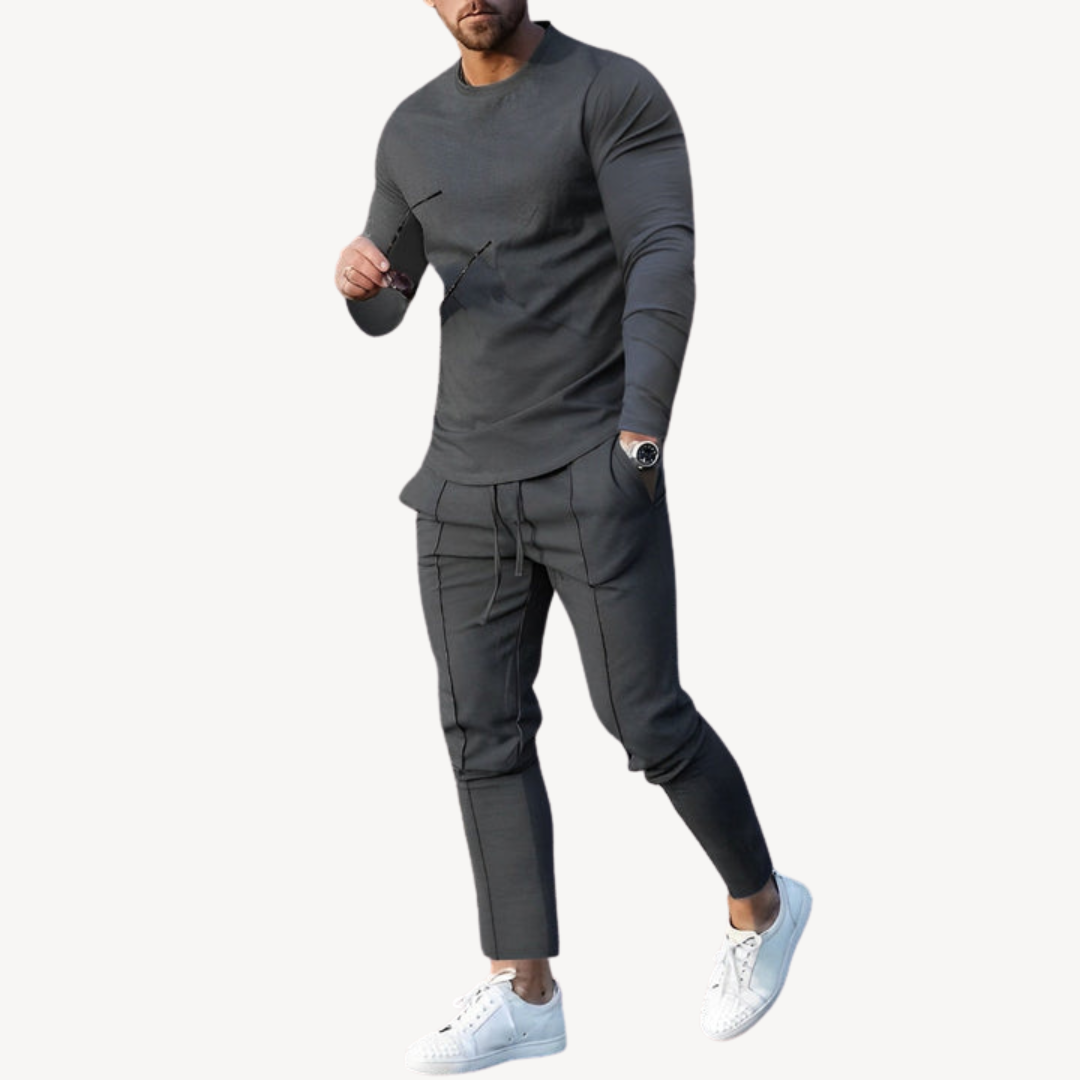 Men's Casual Long Sleeve Tracksuit | Loravelle