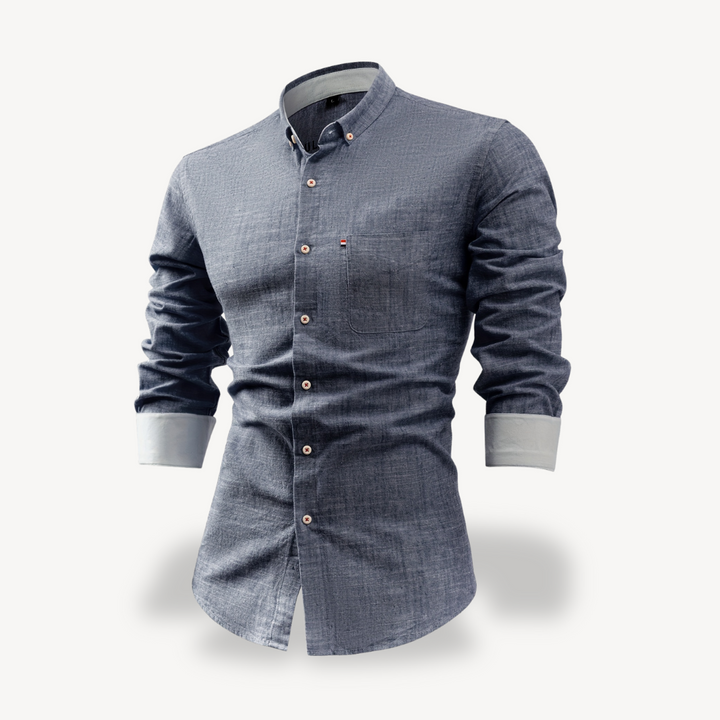 Men's Linen Button-Down Shirt - Casual & Stylish | Loravelle