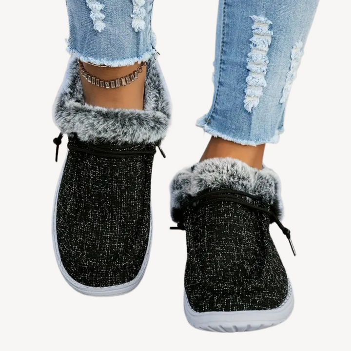 Orthopedic Slip-On Fur Lined Shoes | Loravelle